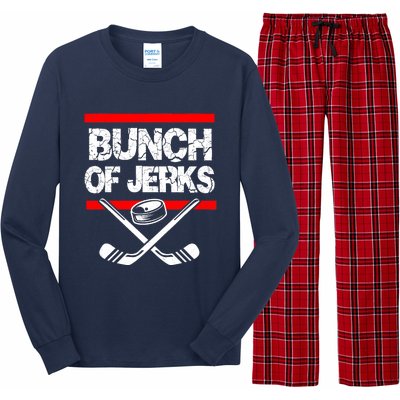 Ice Hockey Bunch Of Jerks Long Sleeve Pajama Set