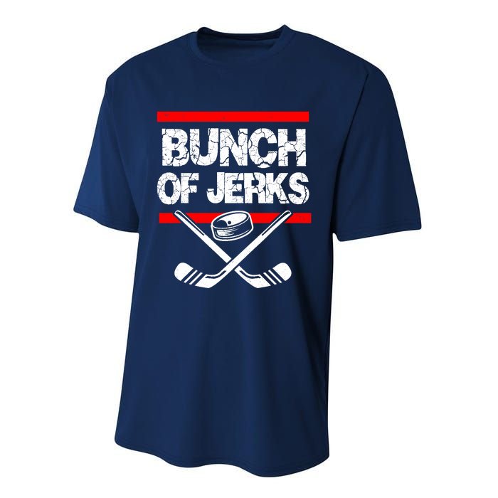 Ice Hockey Bunch Of Jerks Performance Sprint T-Shirt