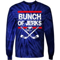 Ice Hockey Bunch Of Jerks Tie-Dye Long Sleeve Shirt