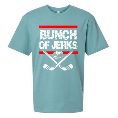 Ice Hockey Bunch Of Jerks Sueded Cloud Jersey T-Shirt