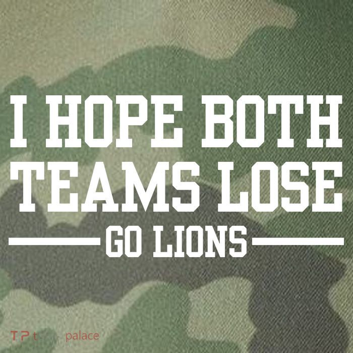 I Hope Both Teams Lose Go Lions Legacy Tie Dye Trucker Hat