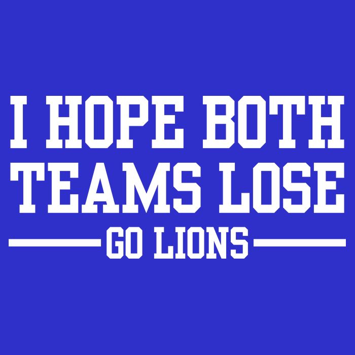 I Hope Both Teams Lose Go Lions Sustainable Beanie