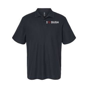 I Heart Bush Awesome I Love Bush Softstyle Adult Sport Polo