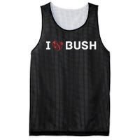 I Heart Bush Awesome I Love Bush Mesh Reversible Basketball Jersey Tank