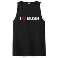 I Heart Bush Awesome I Love Bush PosiCharge Competitor Tank