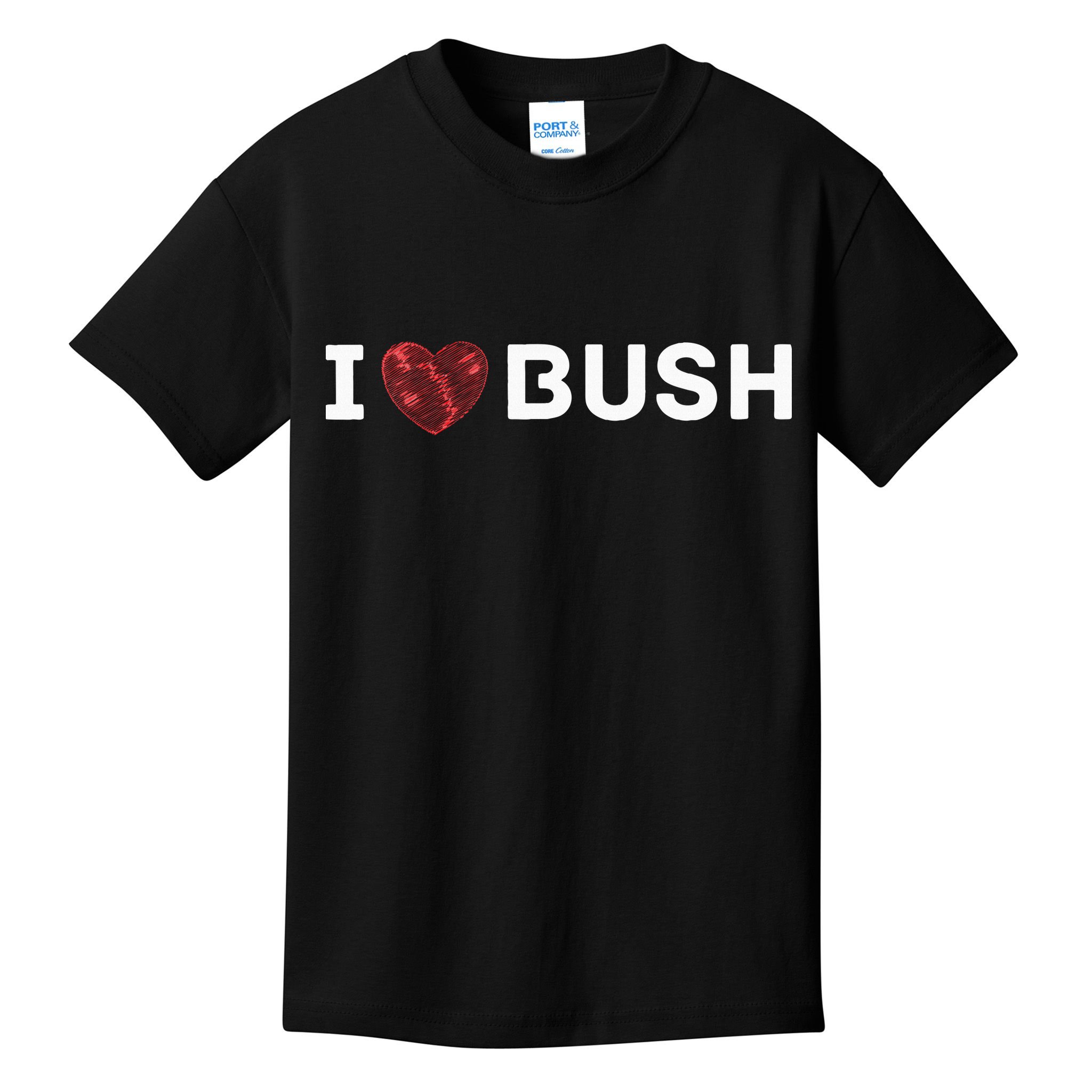 I Heart Bush Awesome I Love Bush Kids T-Shirt