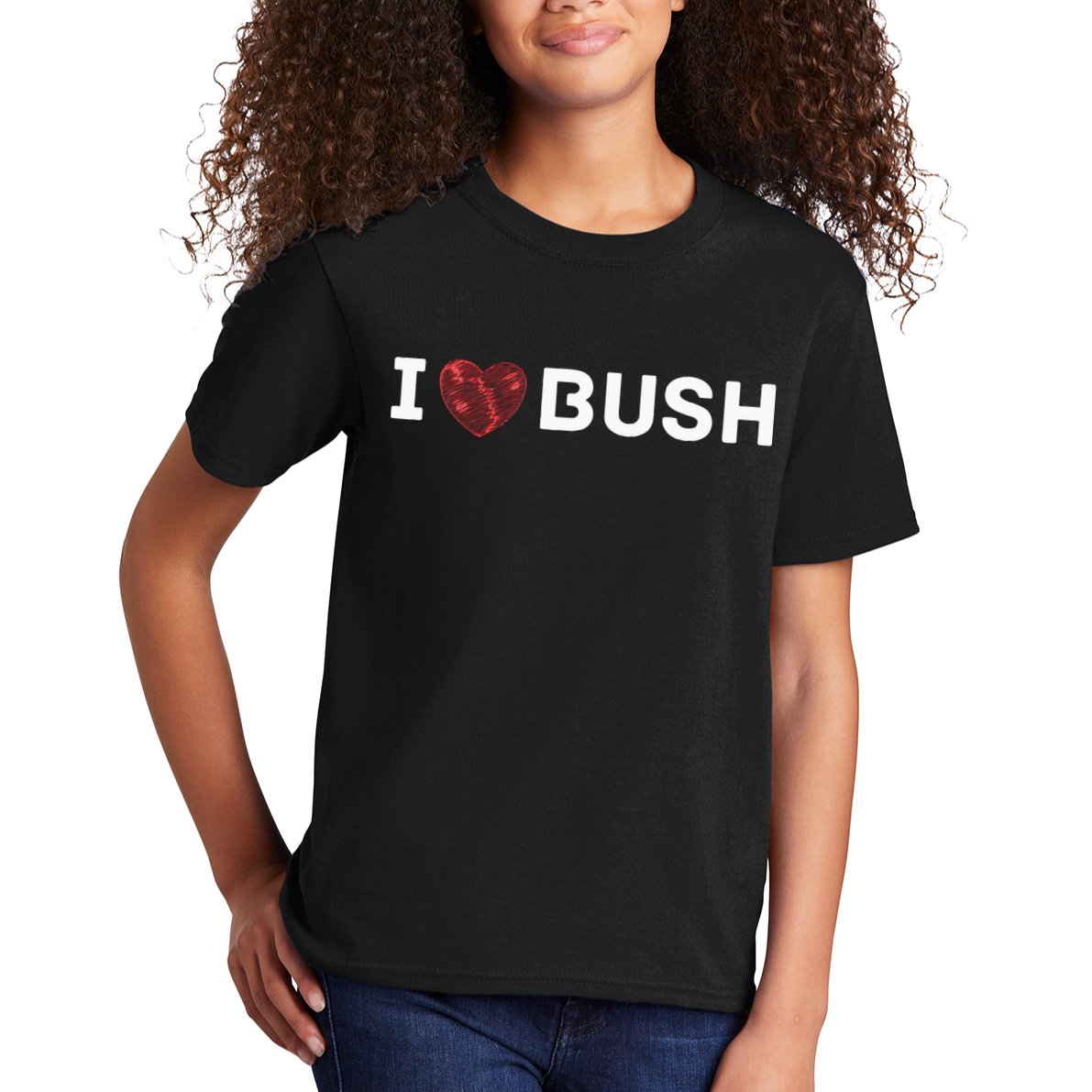I Heart Bush Awesome I Love Bush Kids T-Shirt
