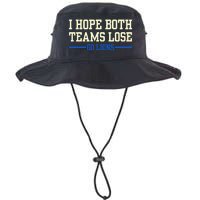 I Hope Both Teams Lose Go Lions Funny Sports Legacy Cool Fit Booney Bucket Hat