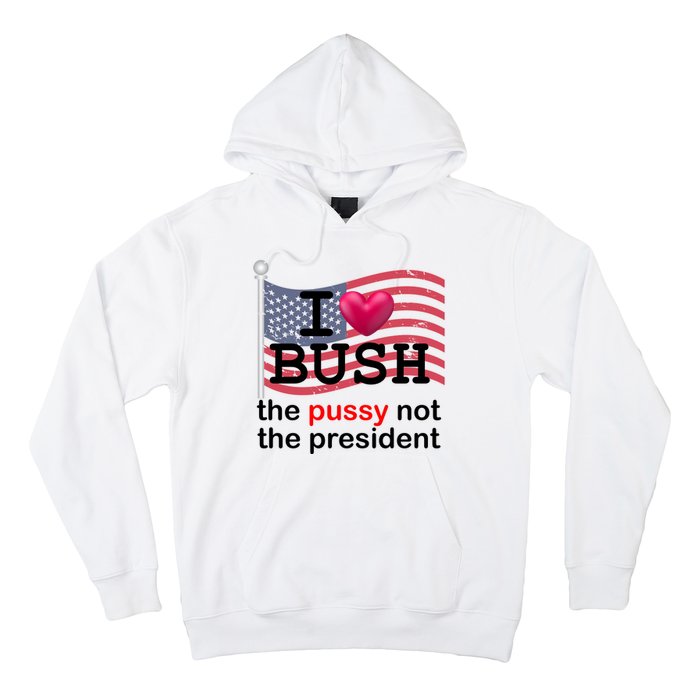 I Heart Bush The Pussy Not The President Hoodie