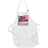 I Heart Bush The Pussy Not The President Full-Length Apron With Pockets