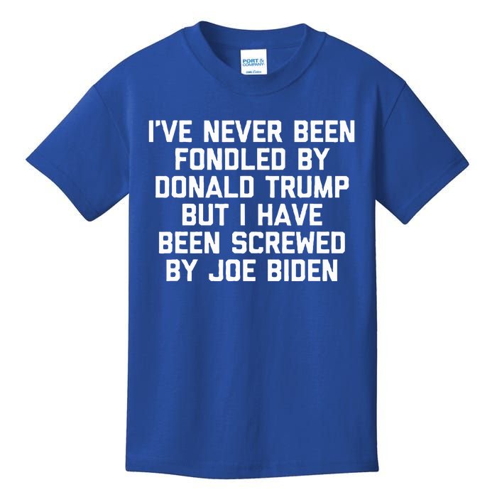 I Have Been Screwed By Joe Biden Kids T-Shirt