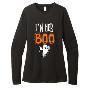 IM Her Boo IM His Witch Funny Couples Matching Halloween Gift Womens CVC Long Sleeve Shirt