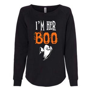 IM Her Boo IM His Witch Funny Couples Matching Halloween Gift Womens California Wash Sweatshirt