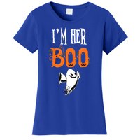 IM Her Boo IM His Witch Funny Couples Matching Halloween Gift Women's T-Shirt