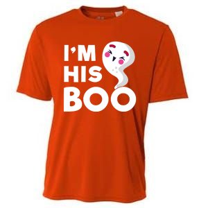 IM His Boo Halloween Ghost Couples Matching Meaningful Gift Cooling Performance Crew T-Shirt