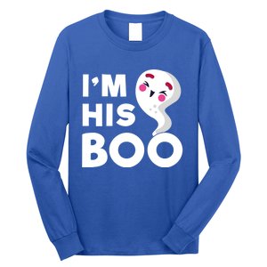 IM His Boo Halloween Ghost Couples Matching Meaningful Gift Long Sleeve Shirt