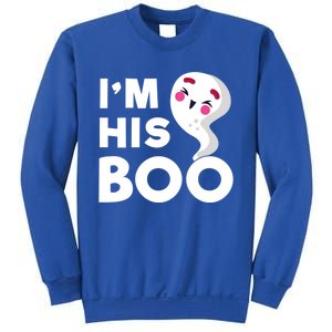 IM His Boo Halloween Ghost Couples Matching Meaningful Gift Sweatshirt