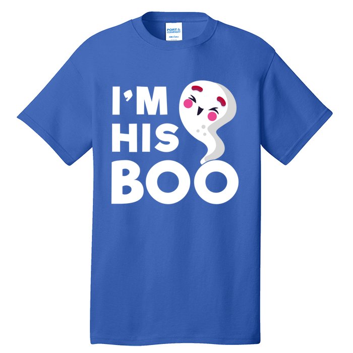 IM His Boo Halloween Ghost Couples Matching Meaningful Gift Tall T-Shirt