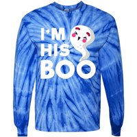 IM His Boo Halloween Ghost Couples Matching Meaningful Gift Tie-Dye Long Sleeve Shirt