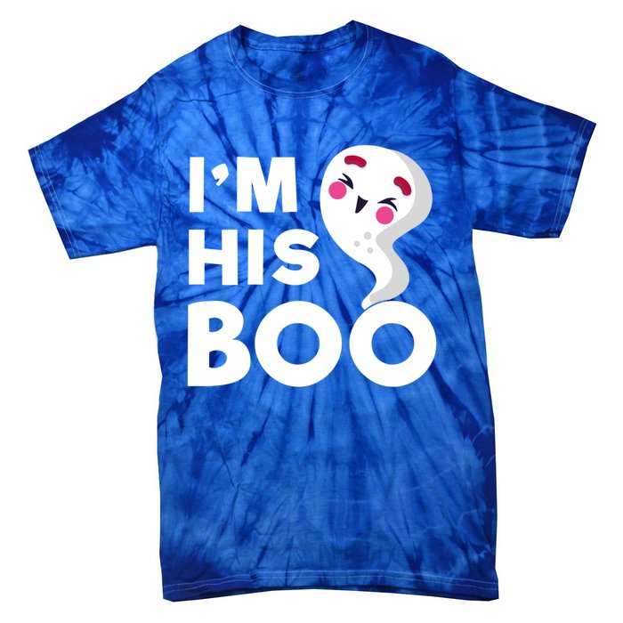 IM His Boo Halloween Ghost Couples Matching Meaningful Gift Tie-Dye T-Shirt