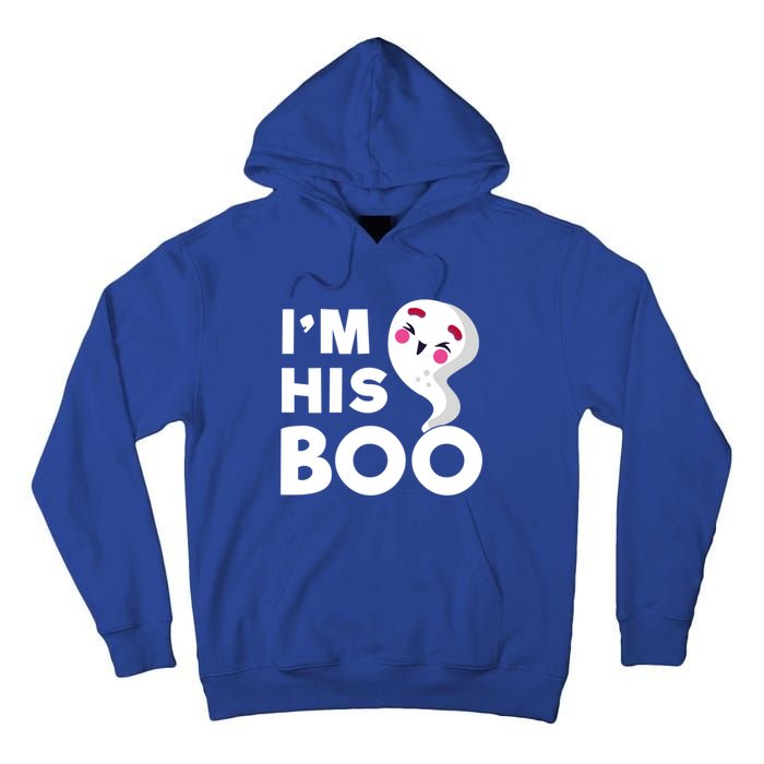 IM His Boo Halloween Ghost Couples Matching Meaningful Gift Tall Hoodie