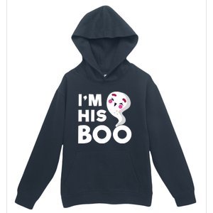 IM His Boo Halloween Ghost Couples Matching Meaningful Gift Urban Pullover Hoodie