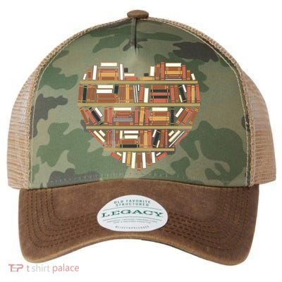 I Heart Books I Love Books Gift Legacy Tie Dye Trucker Hat