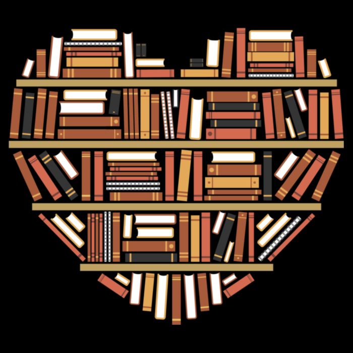 I Heart Books I Love Books Gift 16 in Basic Backpack