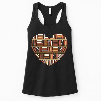I Heart Books I Love Books Gift Womens Tank Top
