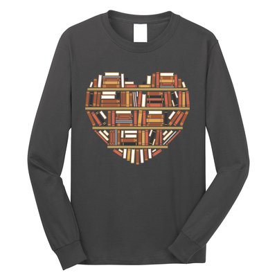 I Heart Books I Love Books Gift Long Sleeve Shirt