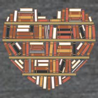 I Heart Books I Love Books Gift Tall T-Shirt