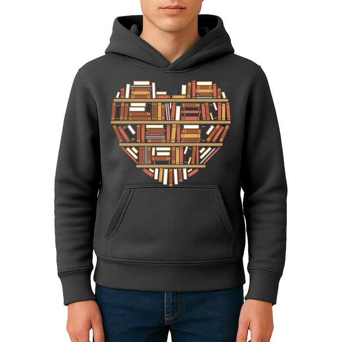 I Heart Books I Love Books Gift Kids Hoodie