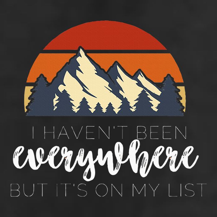 I HavenT Been Everywhere But ItS On My List Knit Cap Winter Beanie
