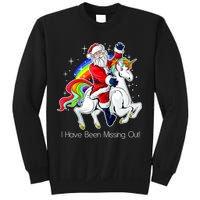 I Have Been Missing Out Santa Riding Unicorn Sweatshirt