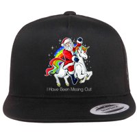 I Have Been Missing Out Santa Riding Unicorn Flatbill Hat