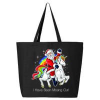 I Have Been Missing Out Santa Riding Unicorn 25L Jumbo Tote