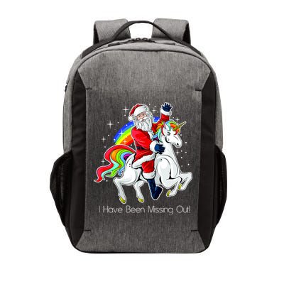 I Have Been Missing Out Santa Riding Unicorn Vector Backpack