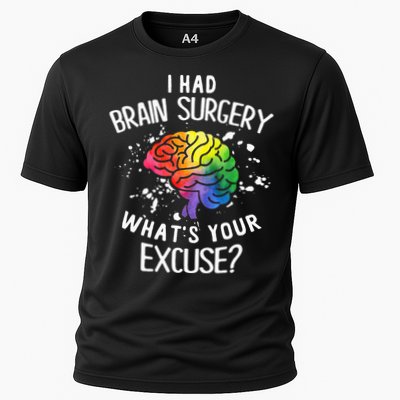 I Had Brain Surgery What's Your Excuse Brain Tumor Performance Shirt