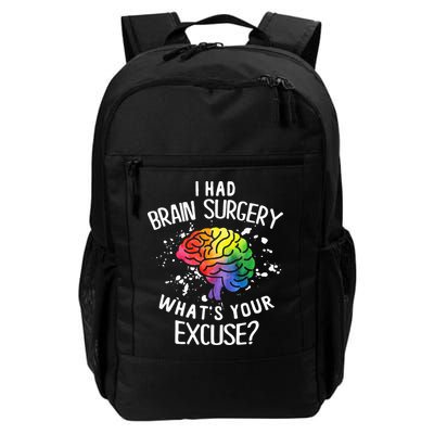 I Had Brain Surgery What's Your Excuse Brain Tumor Backpack