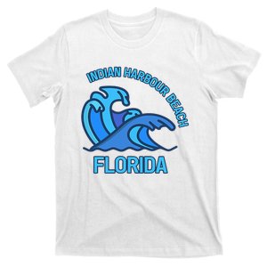 Indian Harbour Beach Florida Pocket Wave Souvenir T-Shirt