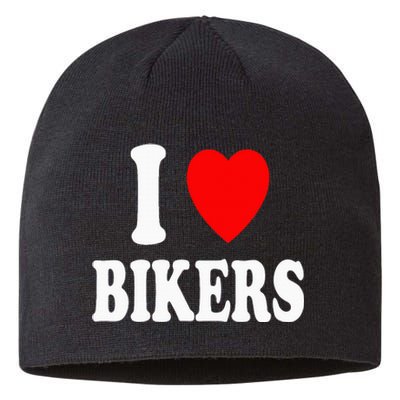 I Heart Bikers Sexy Hot Attraction Motorcycle Sustainable Beanie