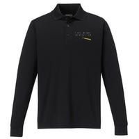 I Have Become Comfortably Numb Performance Long Sleeve Polo