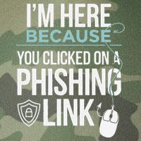IM Here Because You Clicked On Phishing Link Cyber Security Legacy Tie Dye Trucker Hat