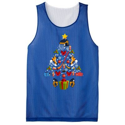 Ice Hockey Christmas Ornat Tree Lights Merry Christmas Funny Gift Mesh Reversible Basketball Jersey Tank