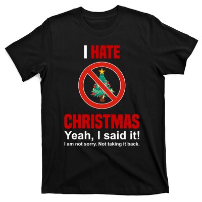 I Hate Christmas Shirts Dont Like Christmas Anti Christmas T-Shirt