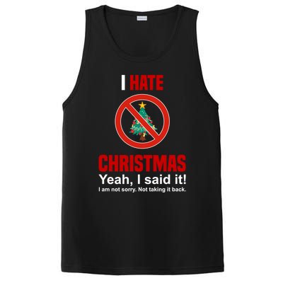 I Hate Christmas Shirts Dont Like Christmas Anti Christmas PosiCharge Competitor Tank