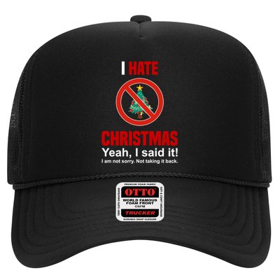I Hate Christmas Shirts Dont Like Christmas Anti Christmas Trucker Hat