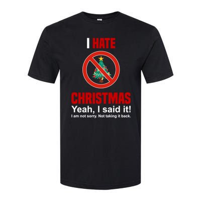 I Hate Christmas Shirts Dont Like Christmas Anti Christmas Softstyle CVC T-Shirt