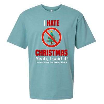 I Hate Christmas Shirts Dont Like Christmas Anti Christmas Sueded Cloud Jersey T-Shirt