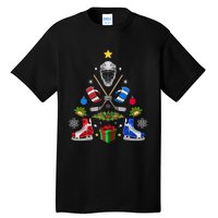 Ice Hockey Christmas Tree Ornaments Tall T-Shirt